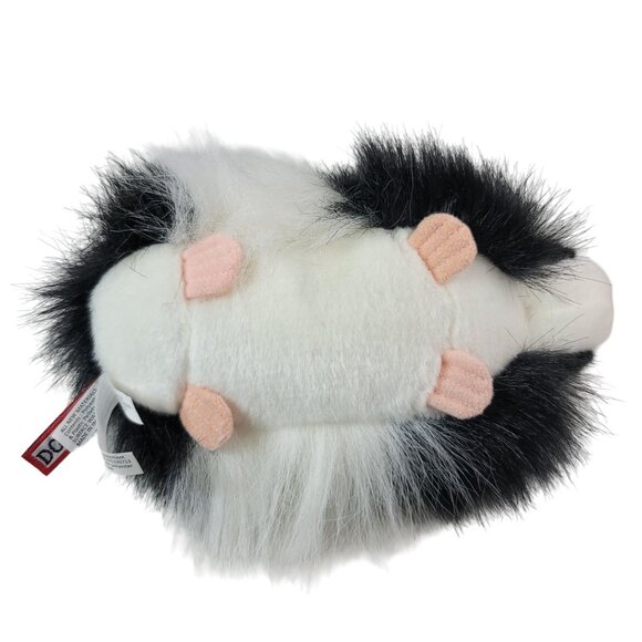 Douglas Cuddle Toys Guinea Pig Plush Black White 9" Angora Realistic #4112 2018 - Picture 8 of 11